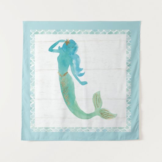 Tenture Amis de sirène IV (Devant (Horizontal))