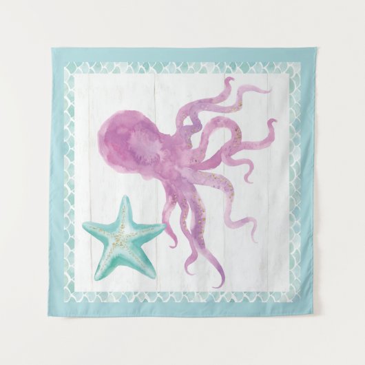 Tenture Amis de sirène V (Devant)