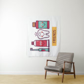 Tenture Amis oraux de soin de bande dessinée (En situation)