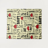 Tenture Amour (Devant (Horizontal))