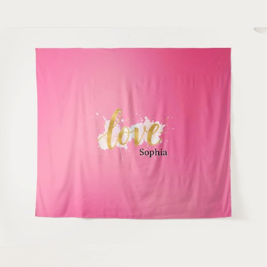 Tenture Amour (Devant (Horizontal))