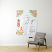 Tenture Amour au Premier Spritz Cocktail de Mariage Lumine (En situation)