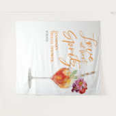 Tenture Amour au Premier Spritz | Fonds pour Enterrement d (Devant (Horizontal))