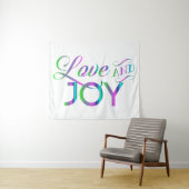 Tenture Amour Coloré Et Joie (En situation (horizontale))