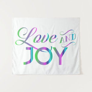 Tenture Amour Coloré Et Joie