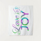 Tenture Amour Coloré Et Joie (Devant)