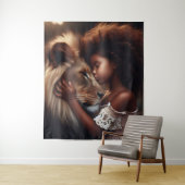 Tenture Amour Courageux (En situation)