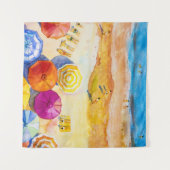 Tenture Amour du paysage marin : aquarelle peinture de vac (Devant (Horizontal))