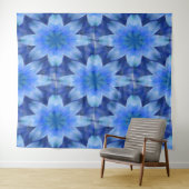 Tenture Amour flottant en Bleu..... (En situation (horizontale))