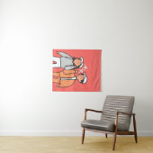 Tenture Amour (Heureuse Sainte-Valentin) (En situation (horizontale))