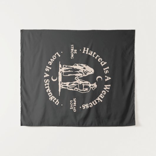 Tenture amour répandu (Devant (Horizontal))