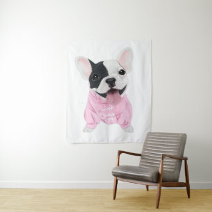 Tenture Amoureux de chiens Aimez-moi, aimez les chiens