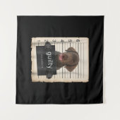 Tenture Amoureux des chiens | Chocolat de culpabilité Labr (Devant (Horizontal))