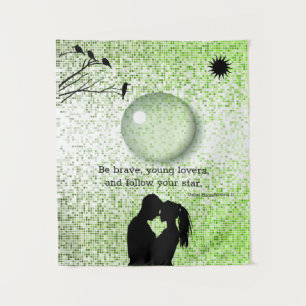 Tenture Amoureux romantiques Paysage Moderne Urbain