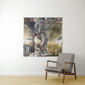 Tenture Amsterdam aquarelle (En situation (horizontale))