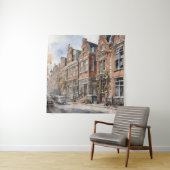 Tenture Amsterdam aquarelle (En situation)