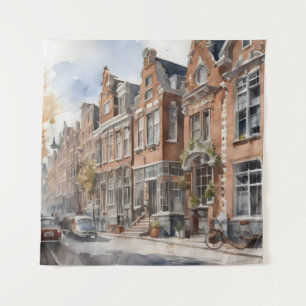 Tenture Amsterdam aquarelle