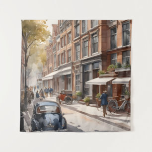 Tenture Amsterdam aquarelle