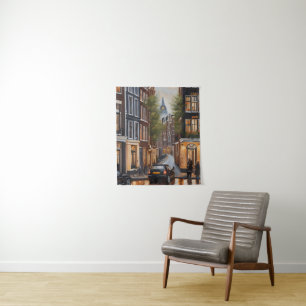 Tenture Amsterdam peinture à l'huile