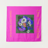 Tenture Amusant Couleur Vif Frais Heureux (Devant (Horizontal))