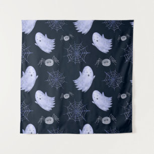 Tenture Amusant Motif d'Halloween Spider Fantôme.