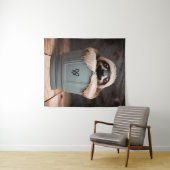 Tenture Amusante Salle de bain Décor Mur Art Sloth (En situation (horizontale))