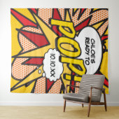 Tenture Amusement prêt à éclater Baby Shower Photobooth (En situation (horizontale))