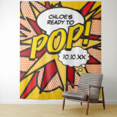 Tenture Amusement prêt à éclater Baby Shower Photobooth (En situation)