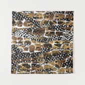 Tenture An abstract design that transforms an animal skin (Devant (Horizontal))