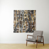 Tenture An abstract design that transforms an animal skin (En situation)