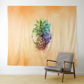 Tenture Ananas (En situation (horizontale))