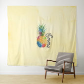 Tenture Ananas (En situation (horizontale))