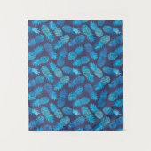 Tenture Ananas Blue Tie Dye (Devant)