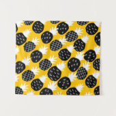 Tenture Ananas noir (Devant (Horizontal))