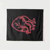 Tenture Anatomical Heart Valentine Shirt (Devant (Horizontal))