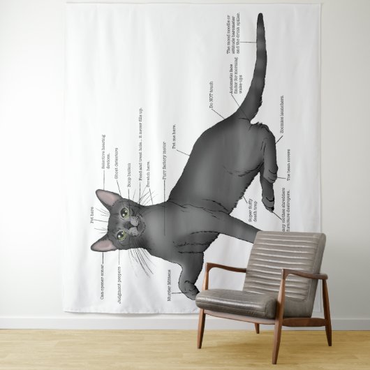 Tenture Anatomy of a Cat (En situation)