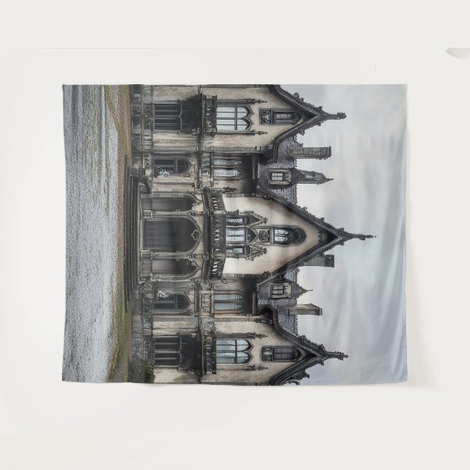 Tenture Ancien manoir gothique Photo Booth Prop fond (Devant (Horizontal))