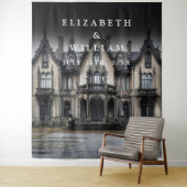 Tenture Ancien manoir gothique Photo Booth Prop fond (En situation)