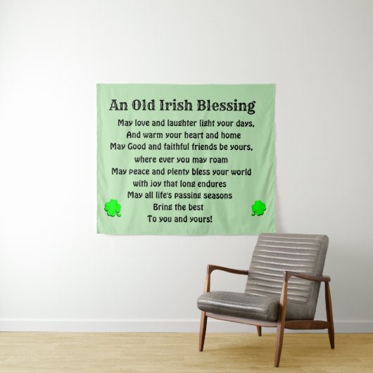 TENTURE ANCIENNE BÉNÉDICTION IRLANDAISE (En situation (horizontale))