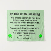 TENTURE ANCIENNE BÉNÉDICTION IRLANDAISE (Devant (Horizontal))