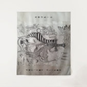 Tenture Ancient Aliens , Anubis (Devant)