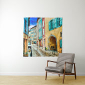 Tenture Ancient architecture art (En situation)