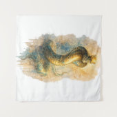 Tenture Ancient Egyptian Cobra Golden Uraeus Mythology (Devant (Horizontal))