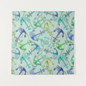 Tenture Ancres flottantes et motif de corde (Devant)