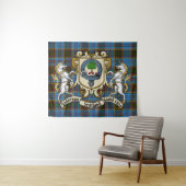 Tenture Anderson Clan Badge & Tartan Tapestry (En situation (horizontale))