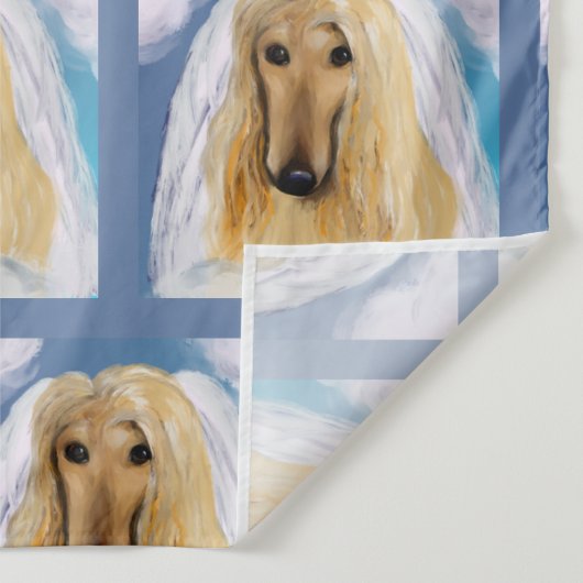 Tenture Ange Afghan Hound (Détail)