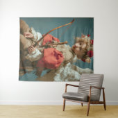 Tenture Ange Cupidon Vintage (En situation (horizontale))