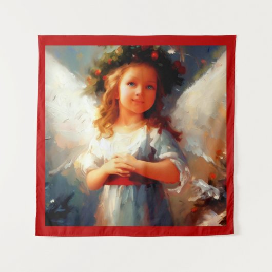 Tenture Ange de Noël 1 (Devant)