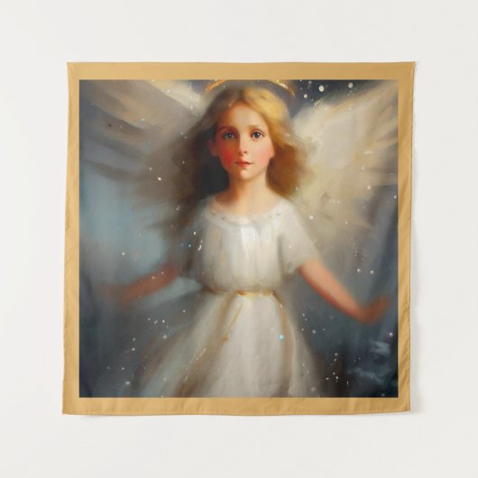 Tenture Ange de Noël 2 (Devant)