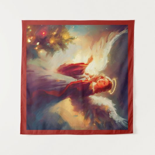 Tenture Ange de Noël 3 (Devant (Horizontal))